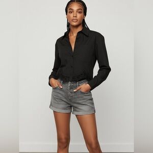 Charcoal/Gray Women's Jean Shorts